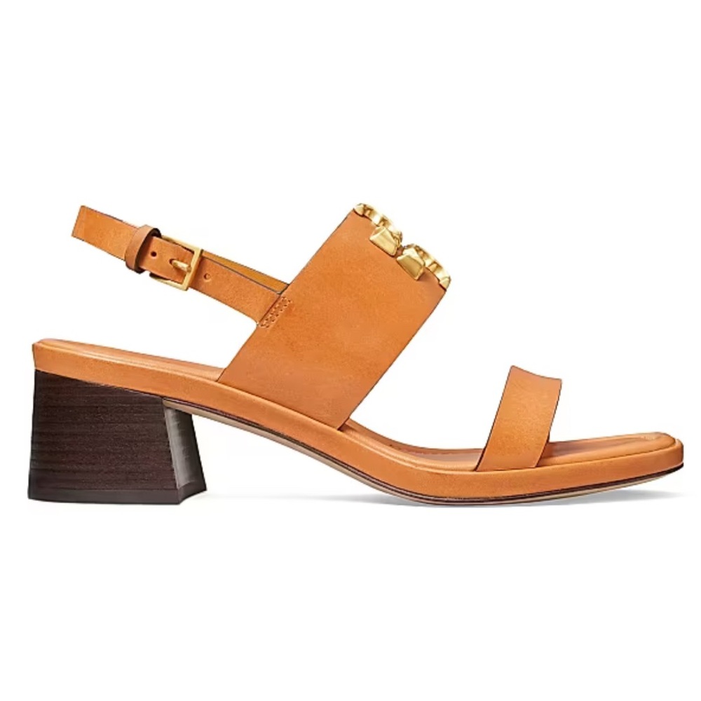 Tory Burch Women's Eleanor Heel Sandals, so comfy and stylish. Brand New. - Picture 4 of 16